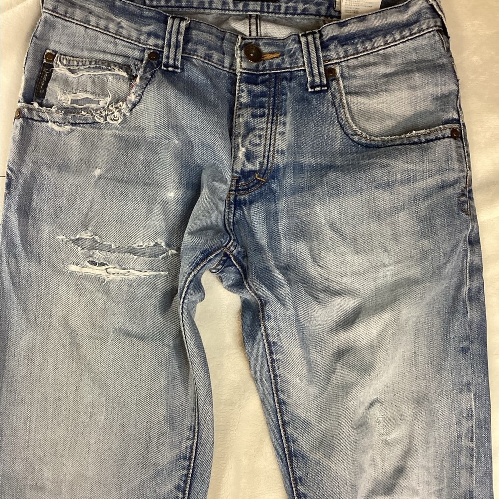 Giorgio Armani Light Blue Relaxed Jeans